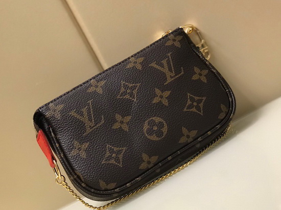 Louis Vuitton Christmas 2020 Edition of the Mini Pochette Accessoires in Monogram Canvas M69976 Replica