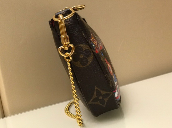 Louis Vuitton Christmas 2020 Edition of the Mini Pochette Accessoires in Monogram Canvas M69976 Replica