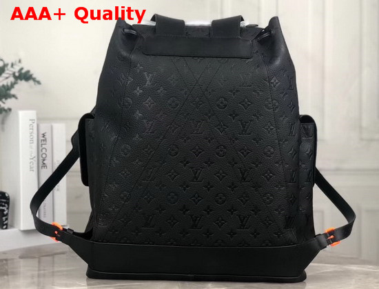 Louis Vuitton Christopher Backpack GM Black Taurillon Leather M53285 Replica