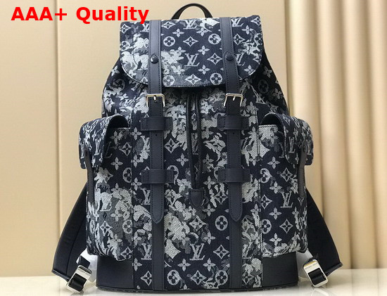 Louis Vuitton Christopher Backpack Monogram Tapestry Coated Canvas M57280 Replica