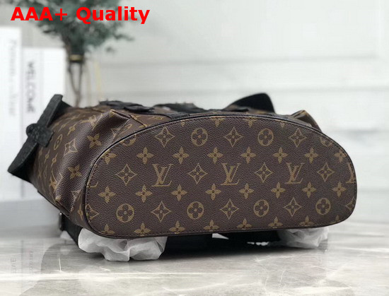 Louis Vuitton Christopher Backpack in Monogram Canvas and Crocodile Mat N93491 Replica