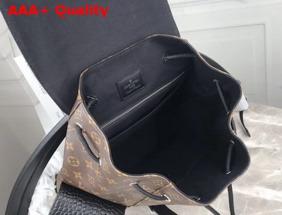 Louis Vuitton Christopher Backpack in Monogram Canvas and Crocodile Mat N93491 Replica