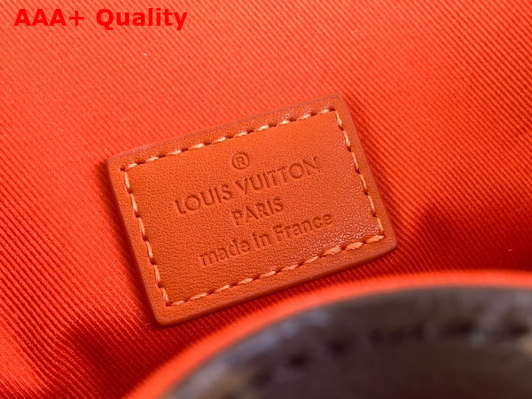 Louis Vuitton Christopher MM Backpack Orange Monogram Macassar Coated Canvas M46814 Replica