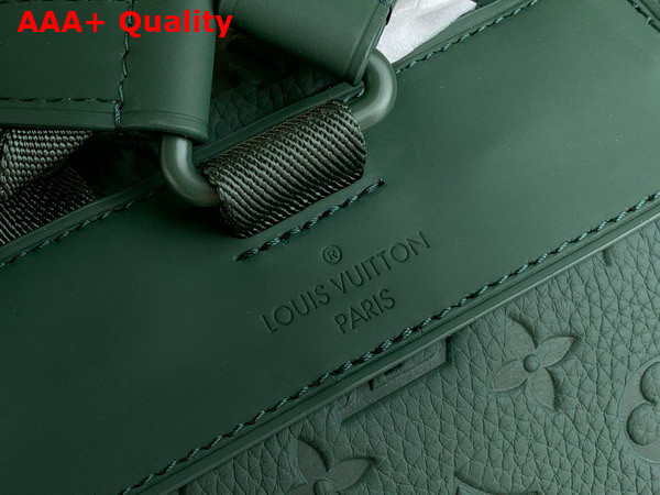 Louis Vuitton Christopher MM Backpack in Forest Green Taurillon Monogram Embossed Cowhide Leather M24428 Replica