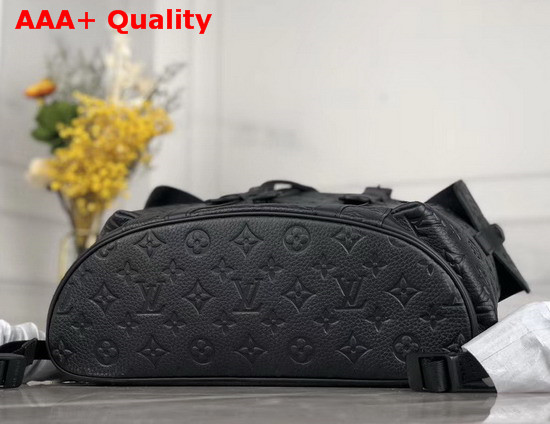 Louis Vuitton Christopher PM Backpack in Black Taurillon Cowhide Leather M55699 Replica