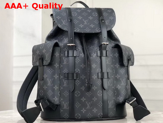 Louis Vuitton Christopher PM Backpack in Monogram Eclipse Canvas Replica