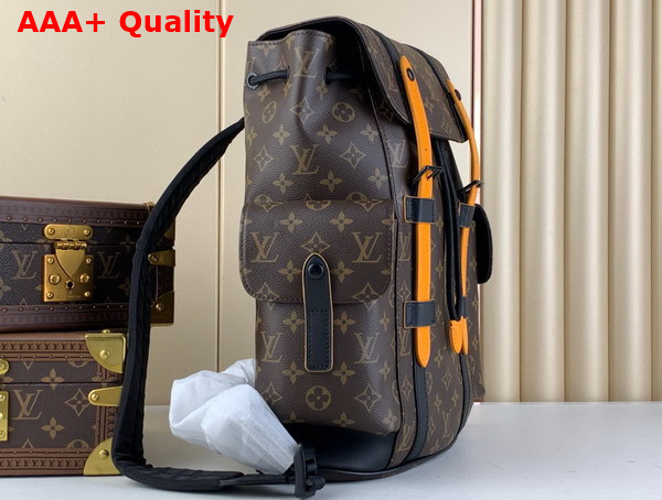 Louis Vuitton Christopher PM Backpack in Radiant Sun Monogram Macassar Coated Canvas M46699 Replica