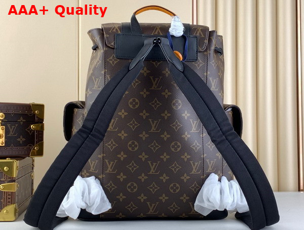 Louis Vuitton Christopher PM Backpack in Radiant Sun Monogram Macassar Coated Canvas M46699 Replica