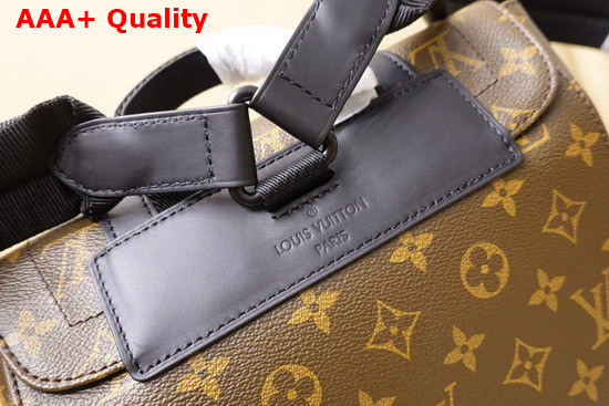 Louis Vuitton Christopher PM Monogram Canvas with Matte Black Trim Embroidered Patches of the LV Friends Virgil Abloh Introduced in His Zoom with Friends Animated Film M45617 Replica