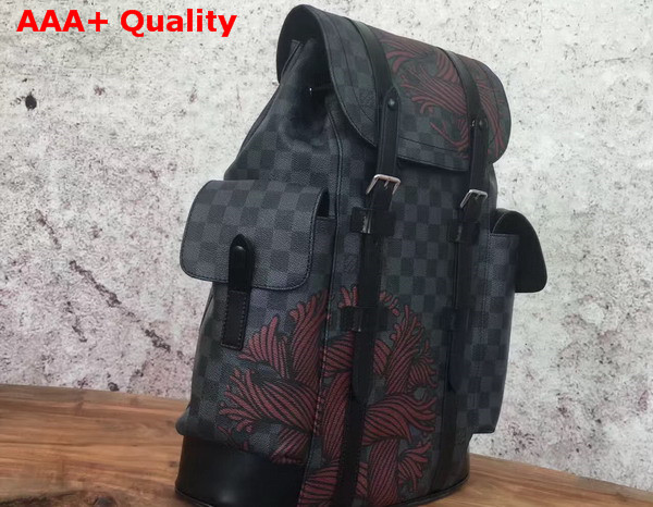 Louis Vuitton Christopher PM in Damier Graphite Canvas Decorated with Rope Pattern N41709 Replica