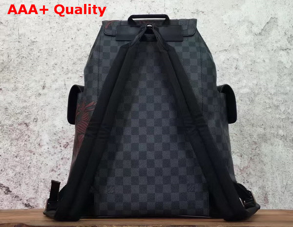 Louis Vuitton Christopher PM in Damier Graphite Canvas Decorated with Rope Pattern N41709 Replica