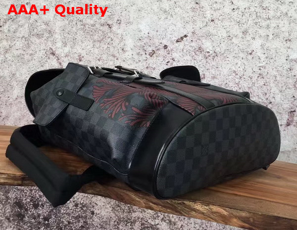 Louis Vuitton Christopher PM in Damier Graphite Canvas Decorated with Rope Pattern N41709 Replica