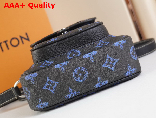 Louis Vuitton Christopher Wearable Wallet in Blue Monogram Coated Canvas M81854 Replica