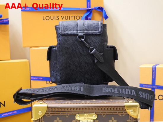 Louis Vuitton Christopher XS in Black Taurillon Leather M58495 Replica