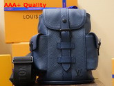 Louis Vuitton Christopher XS in Navy Blue Taurillon Leather M58494 Replica