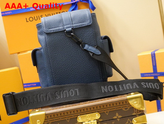 Louis Vuitton Christopher XS in Navy Blue Taurillon Leather M58494 Replica