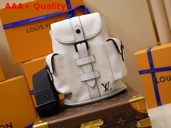 Louis Vuitton Christopher XS in White Taurillon Leather M58493 Replica