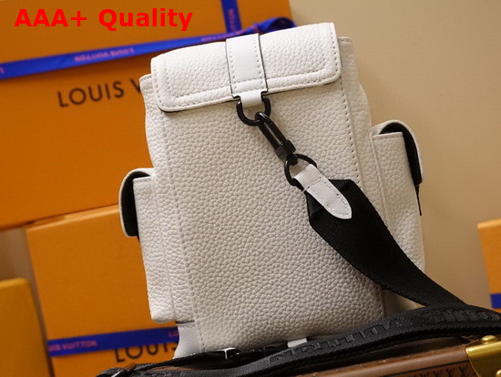 Louis Vuitton Christopher XS in White Taurillon Leather M58493 Replica