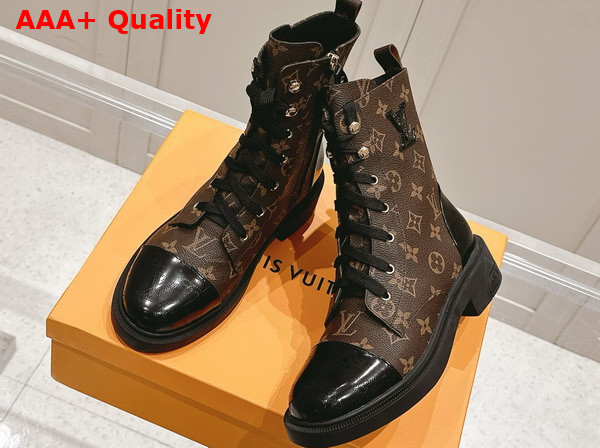 Louis Vuitton Citizen Flat Ranger Boot in Monogram Canvas Replica