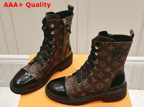 Louis Vuitton Citizen Flat Ranger Boot in Monogram Canvas Replica