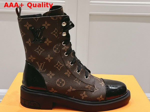 Louis Vuitton Citizen Flat Ranger Boot in Monogram Canvas Replica