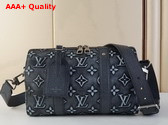 Louis Vuitton City Keepall Bag Charcoal Cowhide Leather M21448 Replica