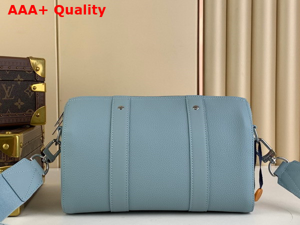 Louis Vuitton City Keepall Bag in Cloud Blue Cowhide Leather M23725 Replica