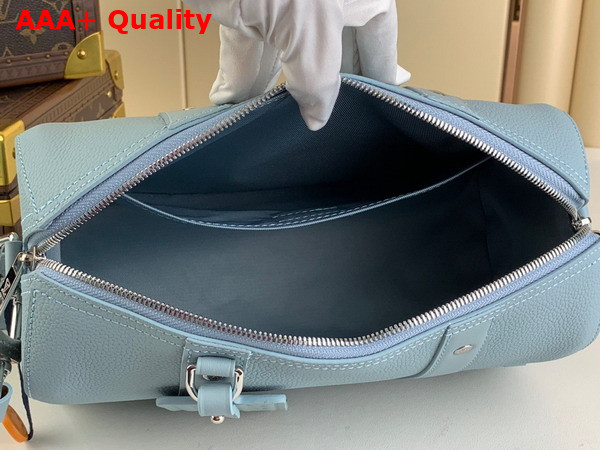 Louis Vuitton City Keepall Bag in Cloud Blue Cowhide Leather M23725 Replica