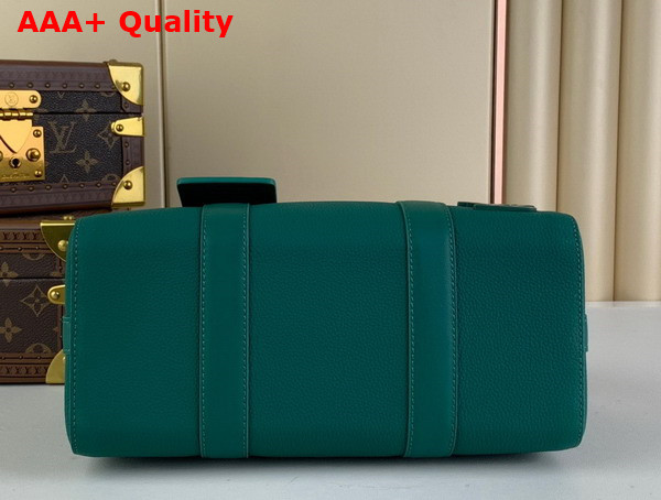 Louis Vuitton City Keepall Bag in Green Aerogram Cowhide Leather Replica