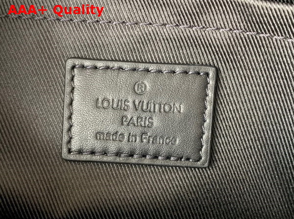 Louis Vuitton City Keepall Damier Infini Cowhide Leather and Damier Graphite Coated Canvas N40452 Replica