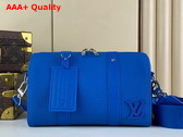 Louis Vuitton City Keepall in Bright Blue Cowhide Leather M22486 Replica