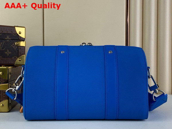 Louis Vuitton City Keepall in Bright Blue Cowhide Leather M22486 Replica