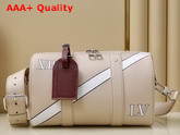 Louis Vuitton City Keepall in Cream Calf Leather Replica