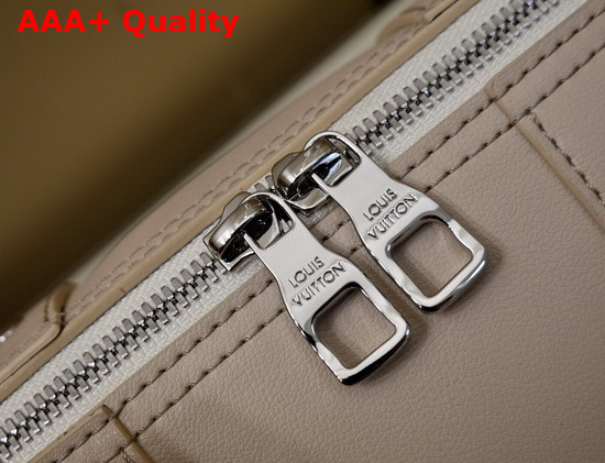 Louis Vuitton City Keepall in Cream Calf Leather Replica