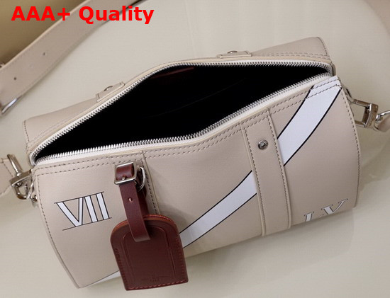 Louis Vuitton City Keepall in Cream Calf Leather Replica