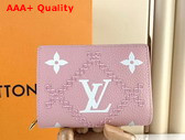 Louis Vuitton Clea Wallet Pink Monogram Empreinte Embroidered M81212 Replica