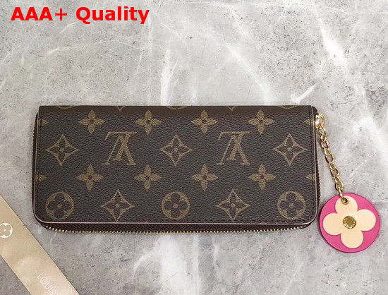 Louis Vuitton Clemence Wallet Monogram Blooming Flower Special Edition M68314 Replica