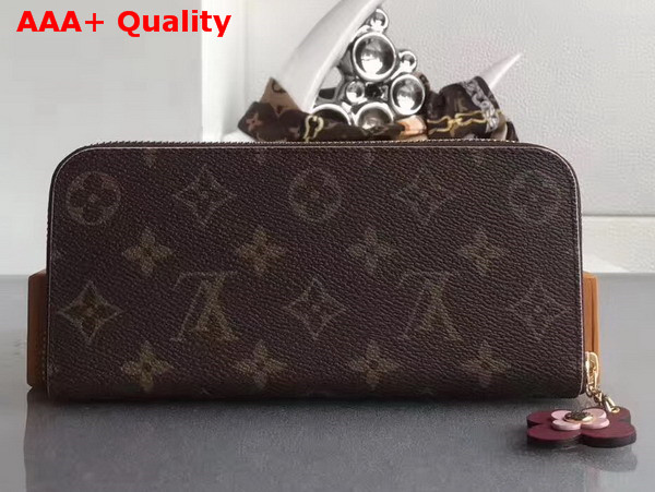 Louis Vuitton Clemence Wallet Monogram Canvas Purple Interior M64201 Replica