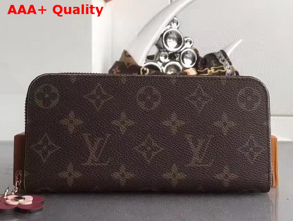 Louis Vuitton Clemence Wallet Monogram Canvas Purple Interior M64201 Replica