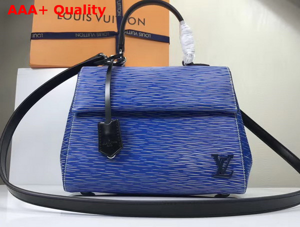 Louis Vuitton Cluny BB Blue Epi M51392 Replica