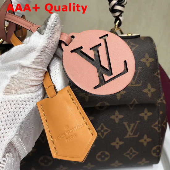 Louis Vuitton Cluny BB Monogram Braided Leather Handle M43982 Replica