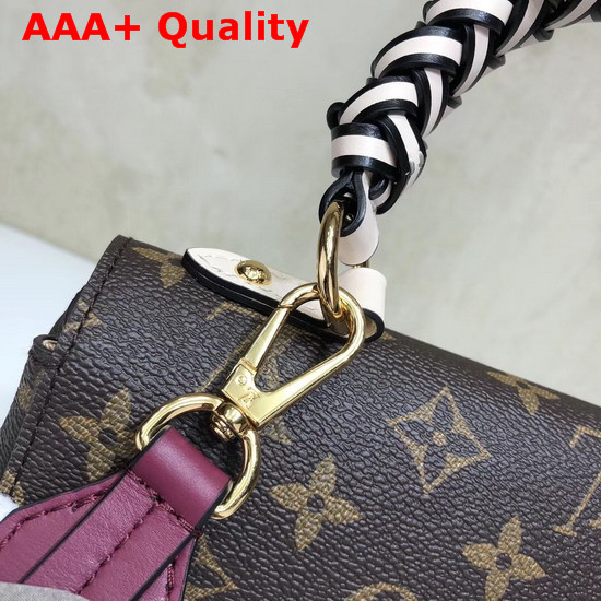 Louis Vuitton Cluny BB Monogram Braided Leather Handle M43982 Replica