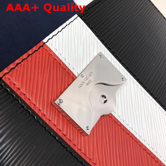 Louis Vuitton Cluny BB in Black Epi Leather with Red and White Stripe Replica