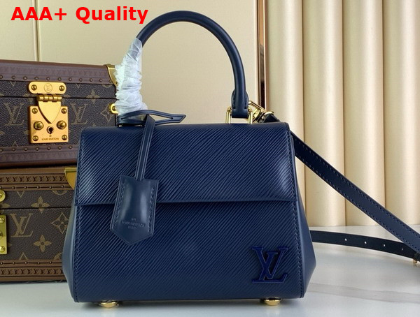 Louis Vuitton Cluny Mini Bag in Navy Blue Epi Grained Leather M25228 Replica