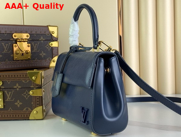 Louis Vuitton Cluny Mini Bag in Navy Blue Epi Grained Leather M25228 Replica