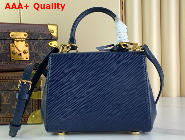 Louis Vuitton Cluny Mini Bag in Navy Blue Epi Grained Leather M25228 Replica