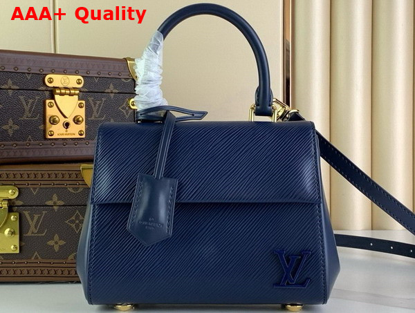 Louis Vuitton Cluny Mini Bag in Navy Blue Epi Grained Leather M25228 Replica