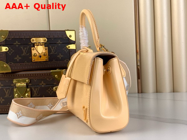 Louis Vuitton Cluny Mini Handbag in Beige Epi Leather M24618 Replica