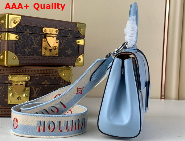 Louis Vuitton Cluny Mini Handbag in Cloud Blue Epi Grained Cowhide Leather M22617 Replica