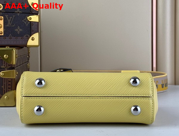 Louis Vuitton Cluny Mini Handbag in Jaune Plume Yellow Epi Grained Cowhide Leather M22616 Replica